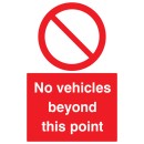 No Unauthorised Vehicles Beyond this Point