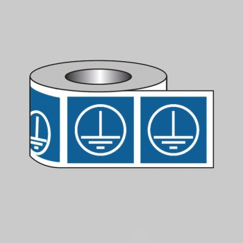 Earth Labels - Blue