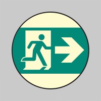 Emergency Exit - Right - Floor Marker