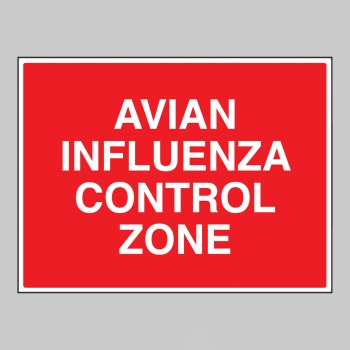 Avian Influenza Control zone - 