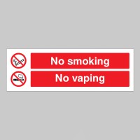 No Smoking - No Vaping