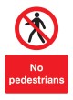 No Pedestrians