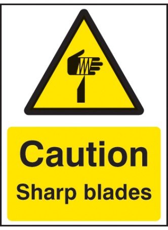 Caution - Sharp Blades