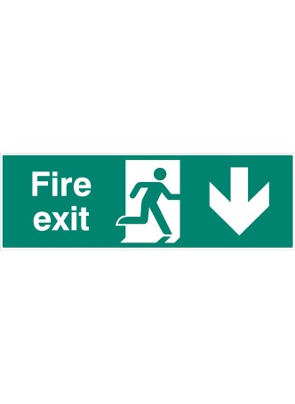 Double Sided Large Fire Exit - Down