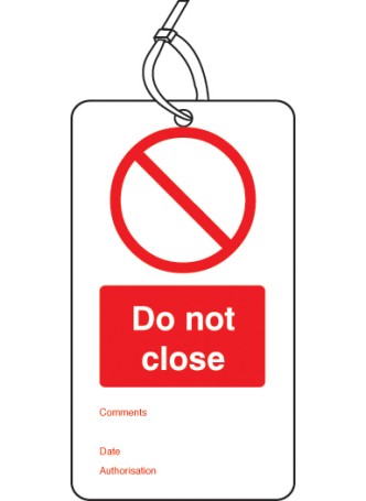 Do Not Close - Double Sided Tags (Pack of 10)