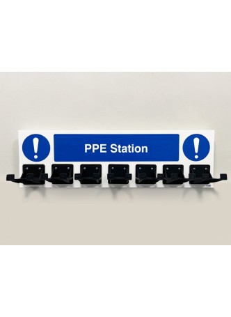 PPE Station - General - 7 Hooks