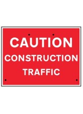 Re-Flex Sign - Caution - Construction Traffic