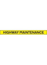 Highway Maintenance - Reflective Self Adhesive Vinyl
