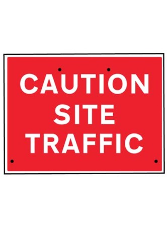 Re-Flex Sign - Caution - Site Traffic