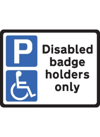 Disabled Badge Holders - Class R2 - Permanent