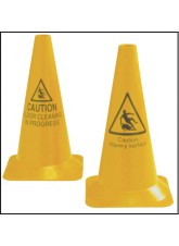 Caution Floor Cleaning - Round Cone