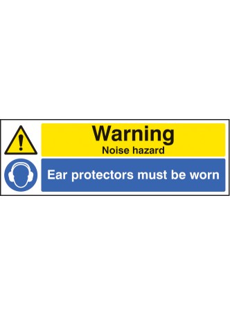 Warning - Noise Hazard - Ear Protection Must be Worn