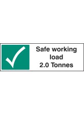 Safe Working Load 2.0 Tonnes