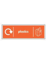 Plastics - WRAP Recycling Sign