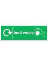 Food Waste - WRAP Recycling Sign